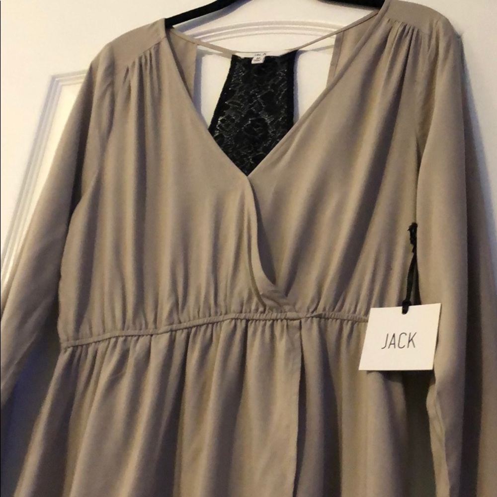 NWT Jack Beige Open-back Dress